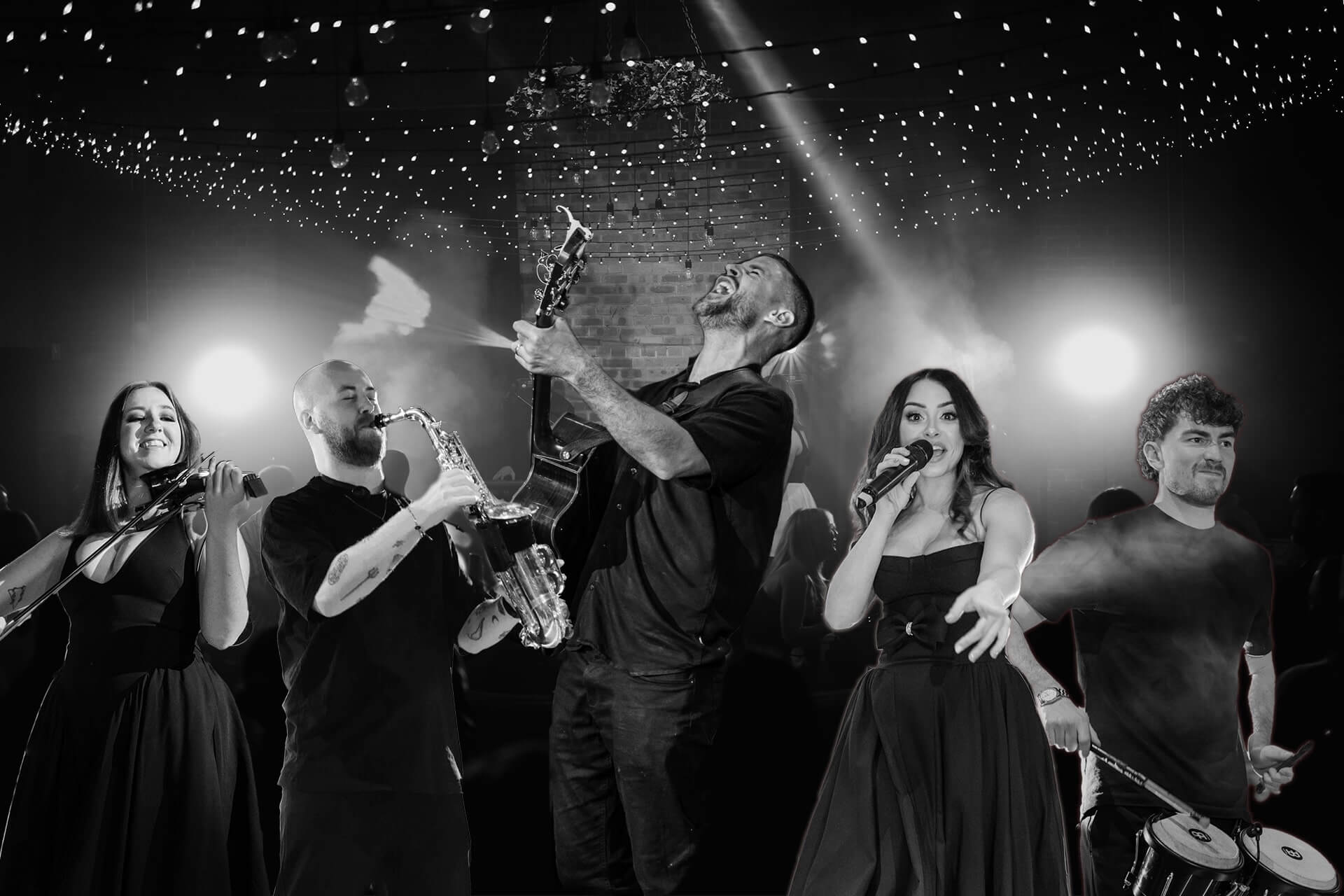 A bride holding a bouquet of flowers at her wedding